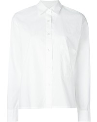 Женская белая классическая рубашка от Hope