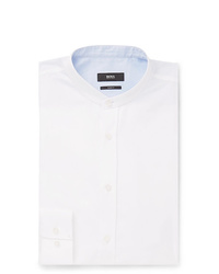 Мужская белая классическая рубашка от Hugo Boss