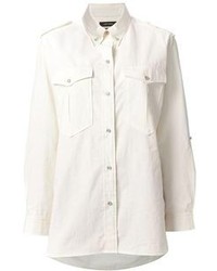 Женская белая классическая рубашка от Isabel Marant