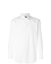 Мужская белая классическая рубашка от Issey Miyake Men