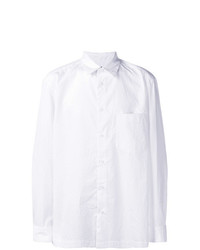 Мужская белая классическая рубашка от Issey Miyake Men