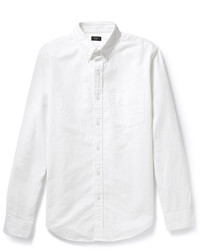 Мужская белая классическая рубашка от J.Crew