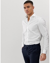 Мужская белая классическая рубашка от Jack & Jones
