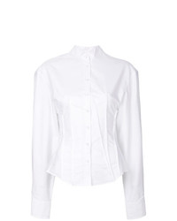 Женская белая классическая рубашка от Jacquemus