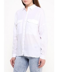 Женская белая классическая рубашка от Jennyfer