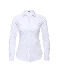 Женская белая классическая рубашка от Jennyfer
