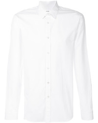 Мужская белая классическая рубашка от Jil Sander