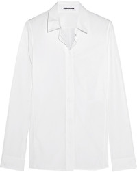 Женская белая классическая рубашка от Jil Sander