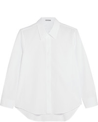 Женская белая классическая рубашка от Jil Sander