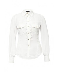 Женская белая классическая рубашка от Just Cavalli