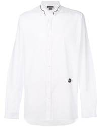 Мужская белая классическая рубашка от Just Cavalli