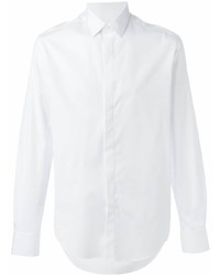 Мужская белая классическая рубашка от Lanvin