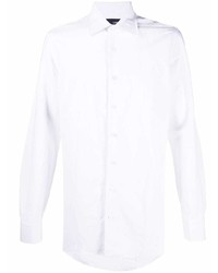 Мужская белая классическая рубашка от Lardini