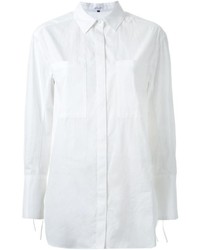 Женская белая классическая рубашка от Le Ciel Bleu