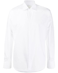 Мужская белая классическая рубашка от Leqarant