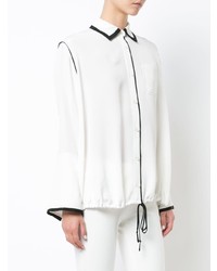 Женская белая классическая рубашка от Derek Lam