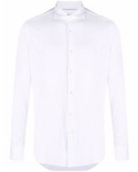 Мужская белая классическая рубашка от Loro Piana