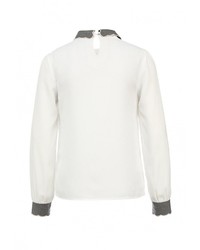 Женская белая классическая рубашка от LOST INK