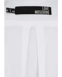 Женская белая классическая рубашка от Love Moschino