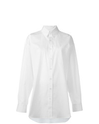 Женская белая классическая рубашка от Maison Margiela