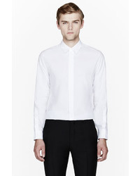 Мужская белая классическая рубашка от Maison Martin Margiela