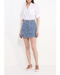 Женская белая классическая рубашка от Mavi