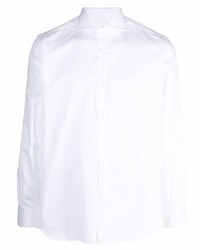 Мужская белая классическая рубашка от Mazzarelli