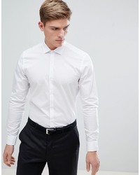 Мужская белая классическая рубашка от MOSS BROS