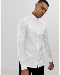 Мужская белая классическая рубашка от New Look
