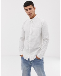Мужская белая классическая рубашка от New Look