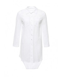 Женская белая классическая рубашка от OLGA SKAZKINA