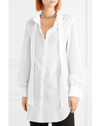 Женская белая классическая рубашка от Ann Demeulemeester