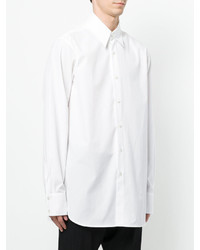 Мужская белая классическая рубашка от Ann Demeulemeester
