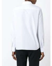 Женская белая классическая рубашка от Lanvin