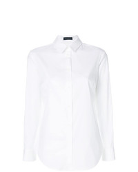 Женская белая классическая рубашка от Piazza Sempione