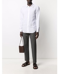 Мужская белая классическая рубашка от Theory