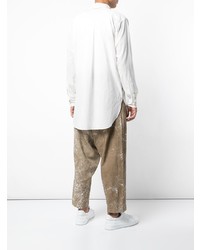 Мужская белая классическая рубашка от Uma Wang