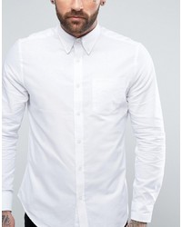 Мужская белая классическая рубашка от Ben Sherman