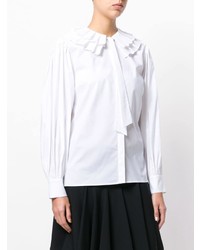 Женская белая классическая рубашка от Vivetta