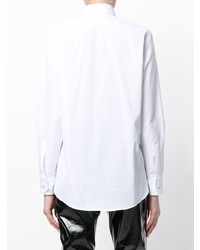 Женская белая классическая рубашка от Saint Laurent