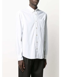 Мужская белая классическая рубашка от Acne Studios