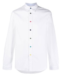 Мужская белая классическая рубашка от PS Paul Smith