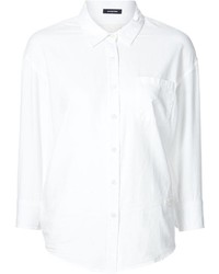 Женская белая классическая рубашка от R 13