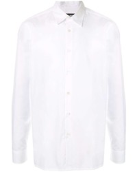 Мужская белая классическая рубашка от Raf Simons