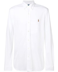 Мужская белая классическая рубашка от Ralph Lauren