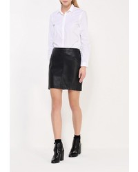 Женская белая классическая рубашка от Replay