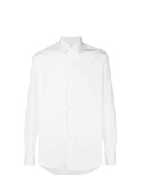 Мужская белая классическая рубашка от Salvatore Ferragamo