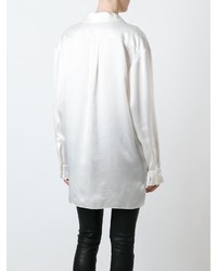 Женская белая классическая рубашка от Alexandre Vauthier