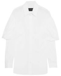 Женская белая классическая рубашка от Simone Rocha