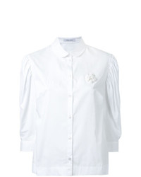 Женская белая классическая рубашка от Simone Rocha